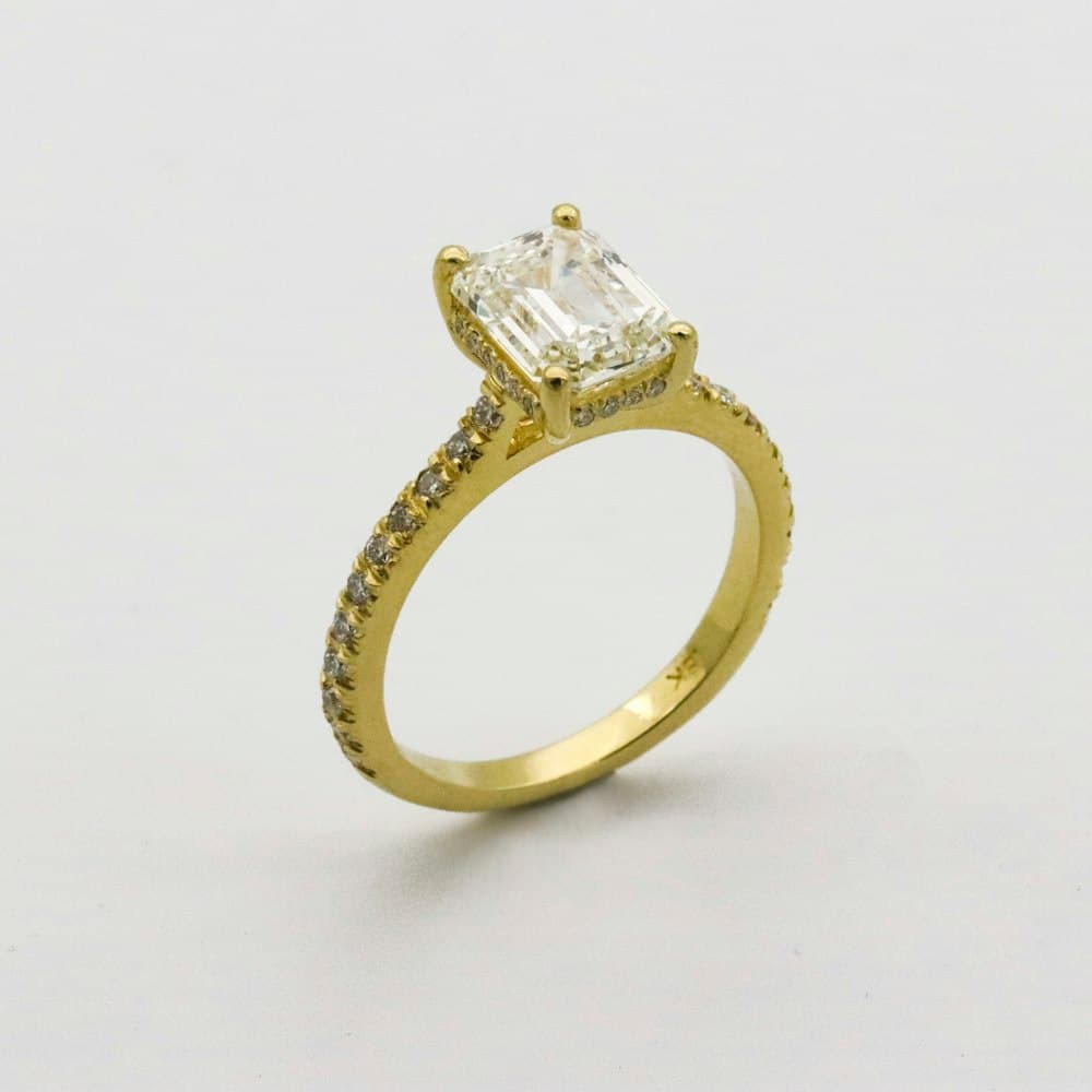 Classic Gold Solitaire Ring